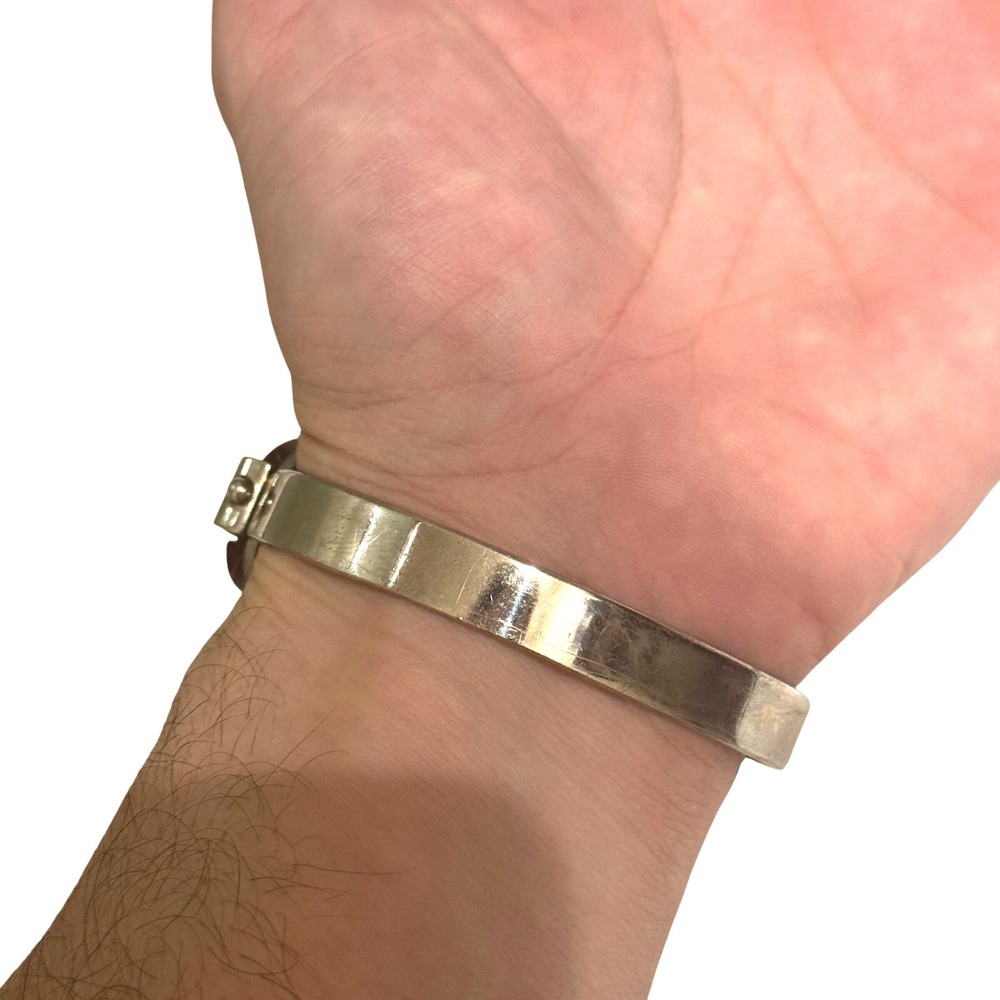 Rare Vintage Louis Vuitton Wood Tortoise Resin & Nautical‎ Rope Cuff Bracelet - Picture 8 of 11